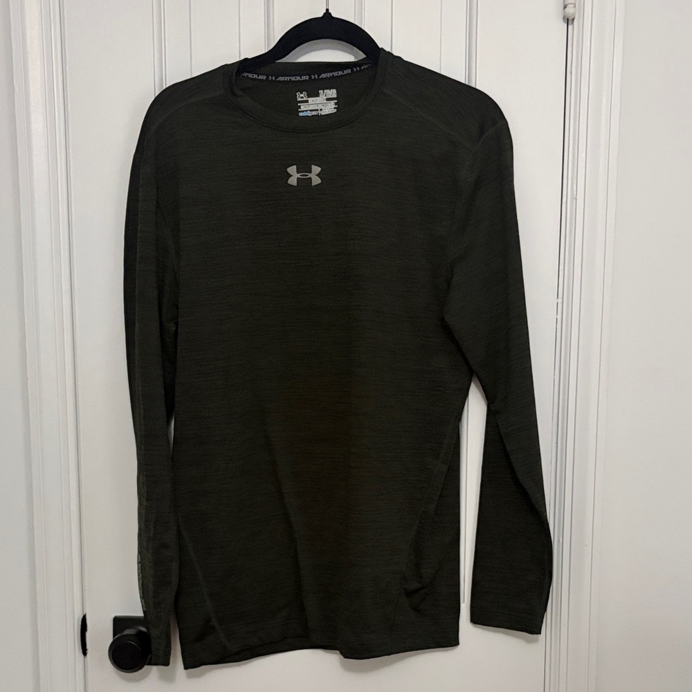 Under Armour Men's Long Sleeve Tee - Dark Green